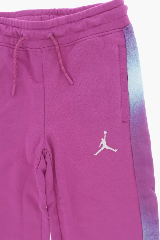 Best AIR JORDAN Joggers in Mito Cotone con Bande Laterali in Effetto Tie Dye Abbigliamento