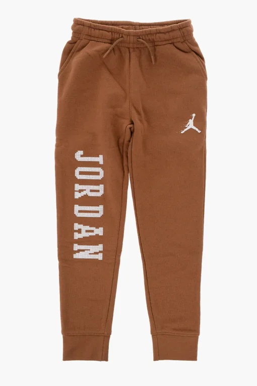 Hot AIR JORDAN Joggers MJ ESSENTIALS in Misto Cotone Felpato Bambino Abbigliamento