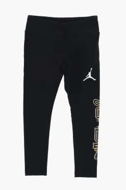 Clearance AIR JORDAN Leggings TAKE FLIGHT In Tinta Unita con Logo Laterale Abbigliamento