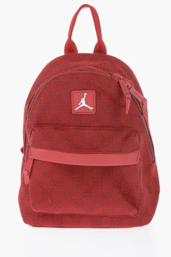 New AIR JORDAN Mini Zaino in Tessuto con Monogram All-Over Donna Zaini|Zaini