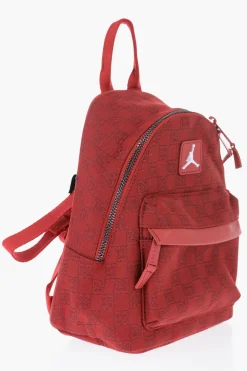 New AIR JORDAN Mini Zaino in Tessuto con Monogram All-Over Donna Zaini|Zaini