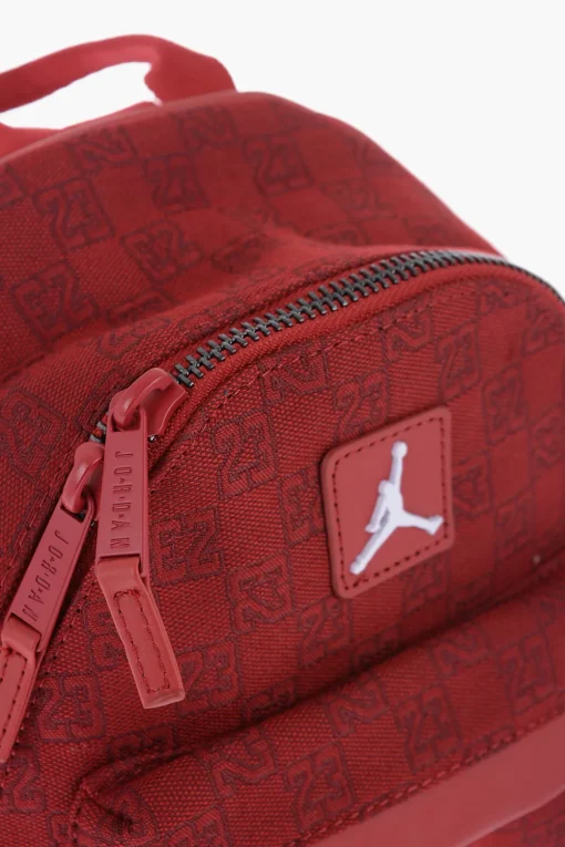 New AIR JORDAN Mini Zaino in Tessuto con Monogram All-Over Donna Zaini|Zaini