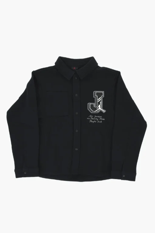 Outlet AIR JORDAN Overshirt COURT OF LEGENDS in Cotone Felpato con Taschino Bambino Abbigliamento