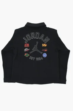 Outlet AIR JORDAN Overshirt COURT OF LEGENDS in Cotone Felpato con Taschino Bambino Abbigliamento