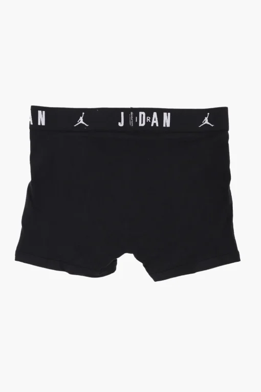 AIR JORDAN Set 3 Boxer in Cotone Stretch con Banda Elastica Logata>Nike KIDS Fashion