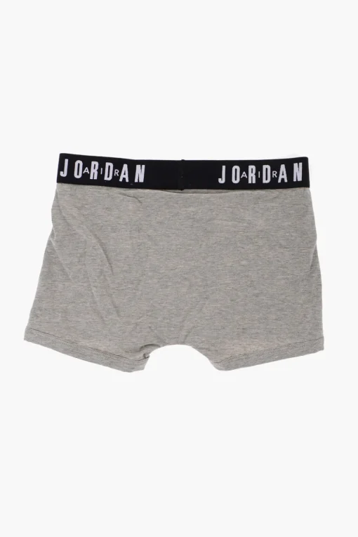 AIR JORDAN Set 3 Boxer in Cotone Stretch con Banda Elastica Logata>Nike KIDS Fashion