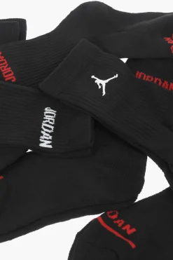 Outlet AIR JORDAN set 6 calzini stretch con logo Bambino Abbigliamento