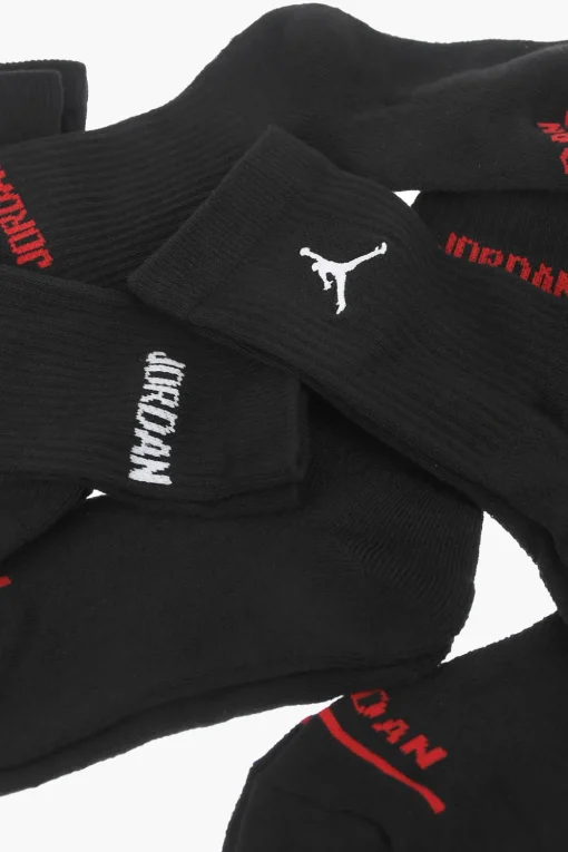 Outlet AIR JORDAN set 6 calzini stretch con logo Bambino Abbigliamento