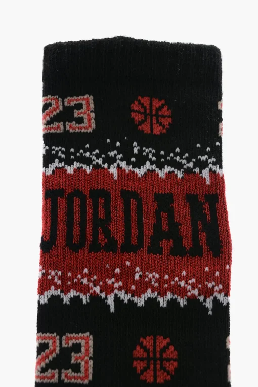 Hot AIR JORDAN Set 3 Paia di Calzini Lunghi Ricamati Bambino Abbigliamento