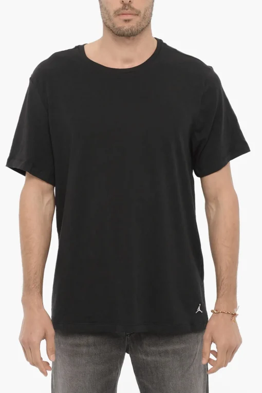 AIR JORDAN Set 2 Paia T-shirt Girocollo in Cotone stretch>Nike Discount