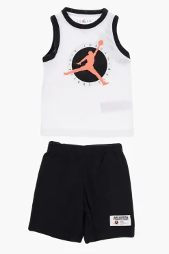 AIR JORDAN Set Canotta e Shorts in Mesh Bicolore>Nike KIDS Fashion