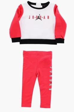 Online AIR JORDAN Set Felpa Girocollo in Cotone Felpato e Leggings Abbigliamento
