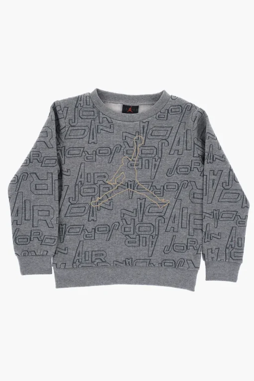 Sale AIR JORDAN Set Felpa Girocollo e Joggers TAKE FLIGHT B&G con Logo All-Over Bambino Abbigliamento