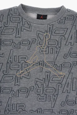 Sale AIR JORDAN Set Felpa Girocollo e Joggers TAKE FLIGHT B&G con Logo All-Over Bambino Abbigliamento