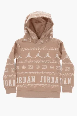AIR JORDAN Set Felpa Hoodie e Joggers HOLIDAY con Logo All-Over>Nike KIDS Discount