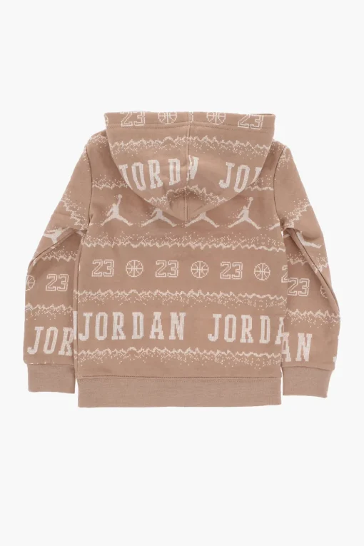 AIR JORDAN Set Felpa Hoodie e Joggers HOLIDAY con Logo All-Over>Nike KIDS Discount