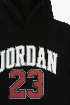 Sale AIR JORDAN Set Felpa Hoodie e Joggers in Cotone Felpato con Logo Stampato Bambino Abbigliamento
