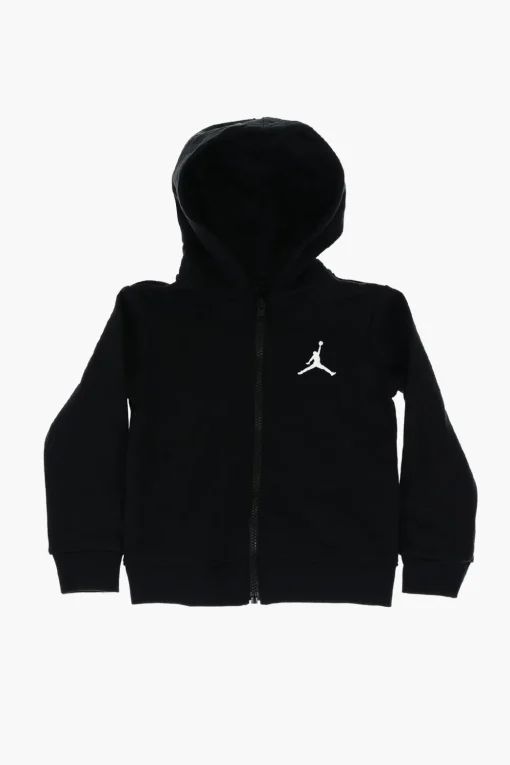 AIR JORDAN Set Felpa Hoodie in Cotone Felpato T-shirt Girocollo e Joggers>Nike KIDS Fashion