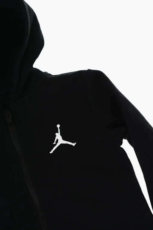 AIR JORDAN Set Felpa Hoodie in Cotone Felpato T-shirt Girocollo e Joggers>Nike KIDS Fashion