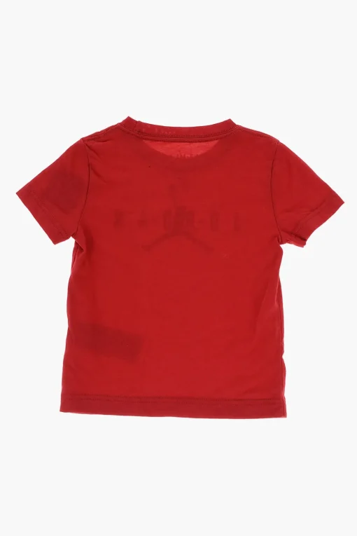 AIR JORDAN Set Felpa Hoodie in Cotone Felpato T-shirt Girocollo e Joggers>Nike KIDS Fashion