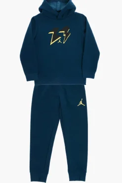Discount AIR JORDAN Set Felpa Hoodie e Joggers in Misto Cotone Felpato Bambino Abbigliamento