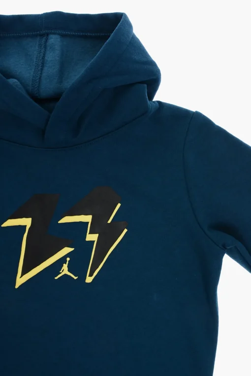 Discount AIR JORDAN Set Felpa Hoodie e Joggers in Misto Cotone Felpato Bambino Abbigliamento