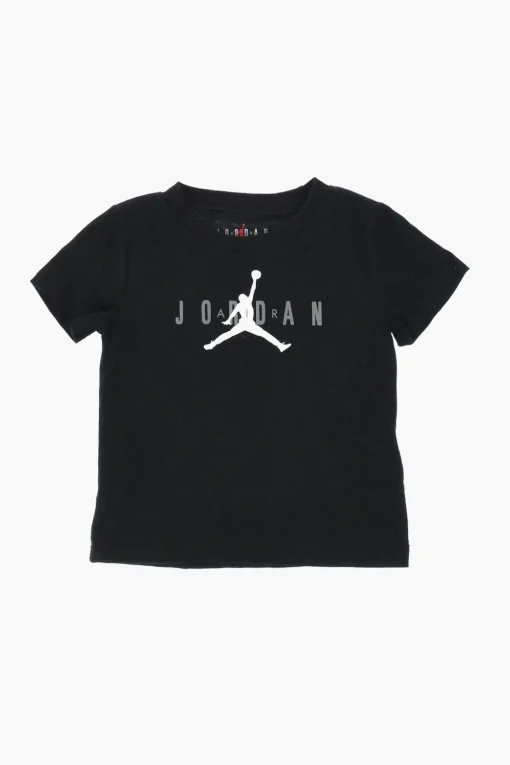 Discount AIR JORDAN Set Felpa Joggers e T-Shirt con Logo Stampato Bambino Abbigliamento
