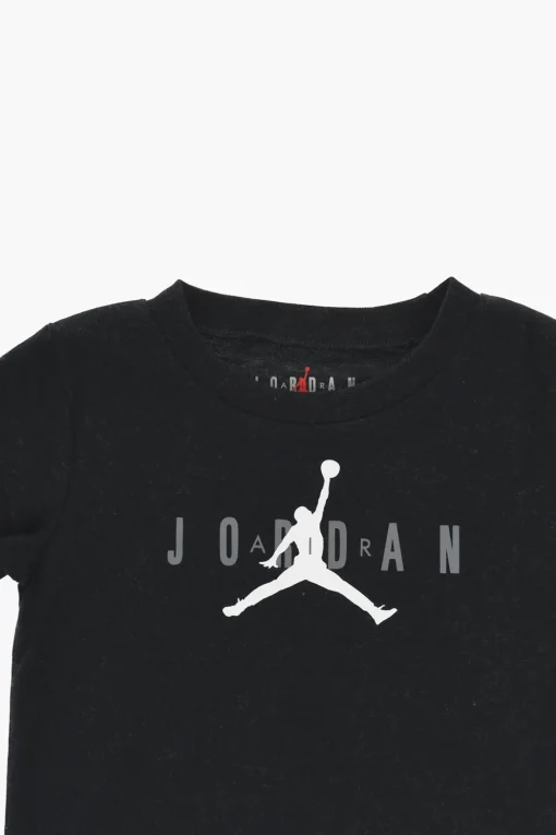 Discount AIR JORDAN Set Felpa Joggers e T-Shirt con Logo Stampato Bambino Abbigliamento