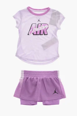 Outlet AIR JORDAN Set T-Shirt e Pantagonna con Logo Stampato Abbigliamento