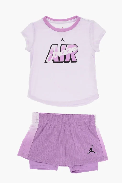 Outlet AIR JORDAN Set T-Shirt e Pantagonna con Logo Stampato Abbigliamento
