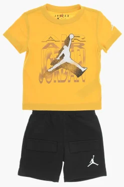 AIR JORDAN Set T-shirt e Shorts Stampati>Nike KIDS New