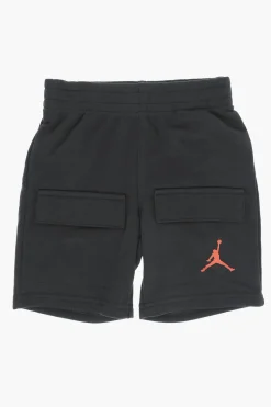 Online AIR JORDAN Set T-Shirt Girocollo e Shorts con Logo Stampato Bambino Abbigliamento