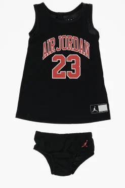Fashion AIR JORDAN Set Vestito e Bloomer con Logo Stampato Abbigliamento