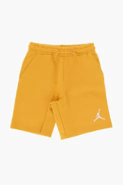 Best AIR JORDAN Shorts in Cotone Felpato con Logo Ricamato Bambino Abbigliamento