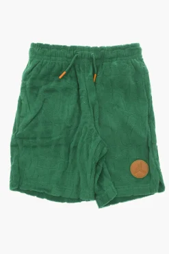 New AIR JORDAN Shorts in Spugna di Cotone in Tinta Unita a 3 Tasche Bambino Abbigliamento