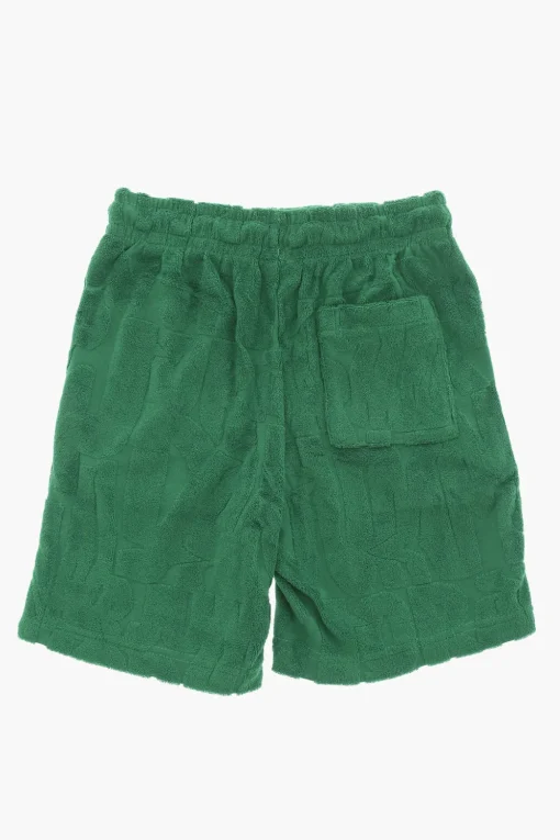 New AIR JORDAN Shorts in Spugna di Cotone in Tinta Unita a 3 Tasche Bambino Abbigliamento