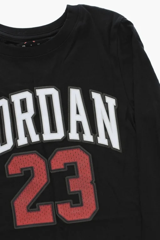 AIR JORDAN T-Shirt a Manica Lunga con Logo in Rilievo>Nike KIDS Hot