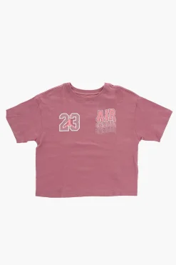 AIR JORDAN T-Shirt Girocollo in Cotone con Stampa sul Fronte>Nike KIDS Best