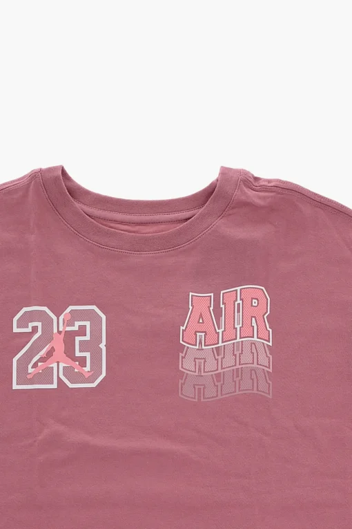 AIR JORDAN T-Shirt Girocollo in Cotone con Stampa sul Fronte>Nike KIDS Best