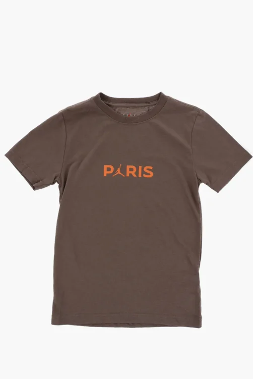 AIR JORDAN T-shirt Girocollo WORDMARK in Tinta Unita con Stampe>Nike KIDS Fashion