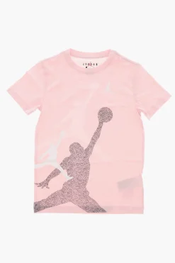 Outlet AIR JORDAN T-shirt Girocollo con Stampa Sfumata Bambino Abbigliamento