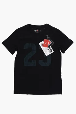 Clearance AIR JORDAN T-Shirt Girocollo Stampata sul Fronte Bambino Abbigliamento
