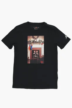 Online AIR JORDAN T-Shirt Girocollo a Maniche Lunghe con Stampa Frontale Bambino Abbigliamento