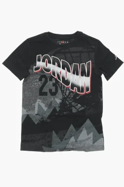 Discount AIR JORDAN T-Shirt Girocollo Stampata Bambino Abbigliamento