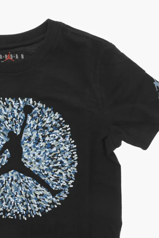 Fashion AIR JORDAN T-shirt Girocollo con Stampa Frontale Bambino Abbigliamento