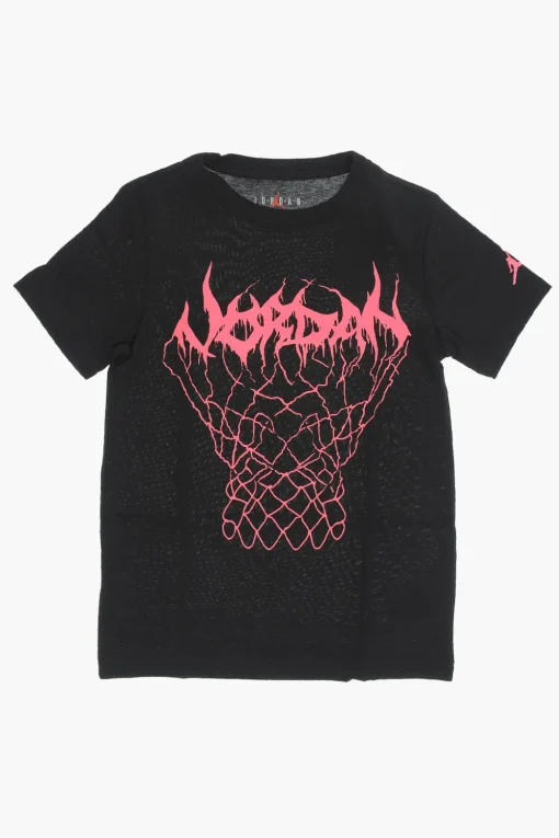 Best AIR JORDAN T-shirt Girocollo con Maxi Stampa Bambino Abbigliamento