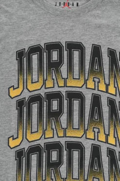 Best AIR JORDAN T-Shirt Girocollo con Logo Stampato Bambino Abbigliamento