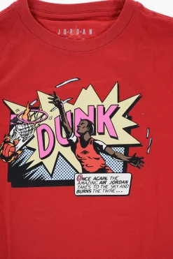 AIR JORDAN T-Shirt Girocollo COMICS DUNK Stampata>Nike KIDS Online