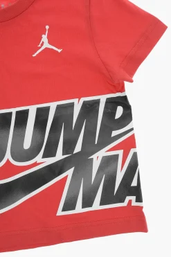 Best AIR JORDAN T-shirt Girocollo con Stampa Effetto Acid Wash Bambino Abbigliamento
