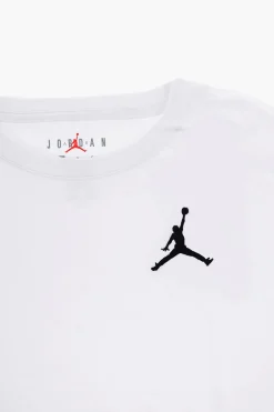 AIR JORDAN T-Shirt Girocollo con Ricamo Frontale>Nike KIDS Outlet
